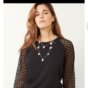 Amie Lace Sweatshirt